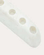 Candelabro grande Signe in marmo bianco 10 cm