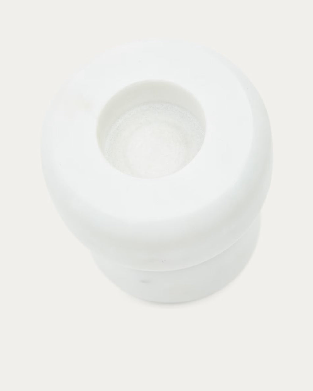 Candelabro piccolo Signe in marmo bianco 12 cm