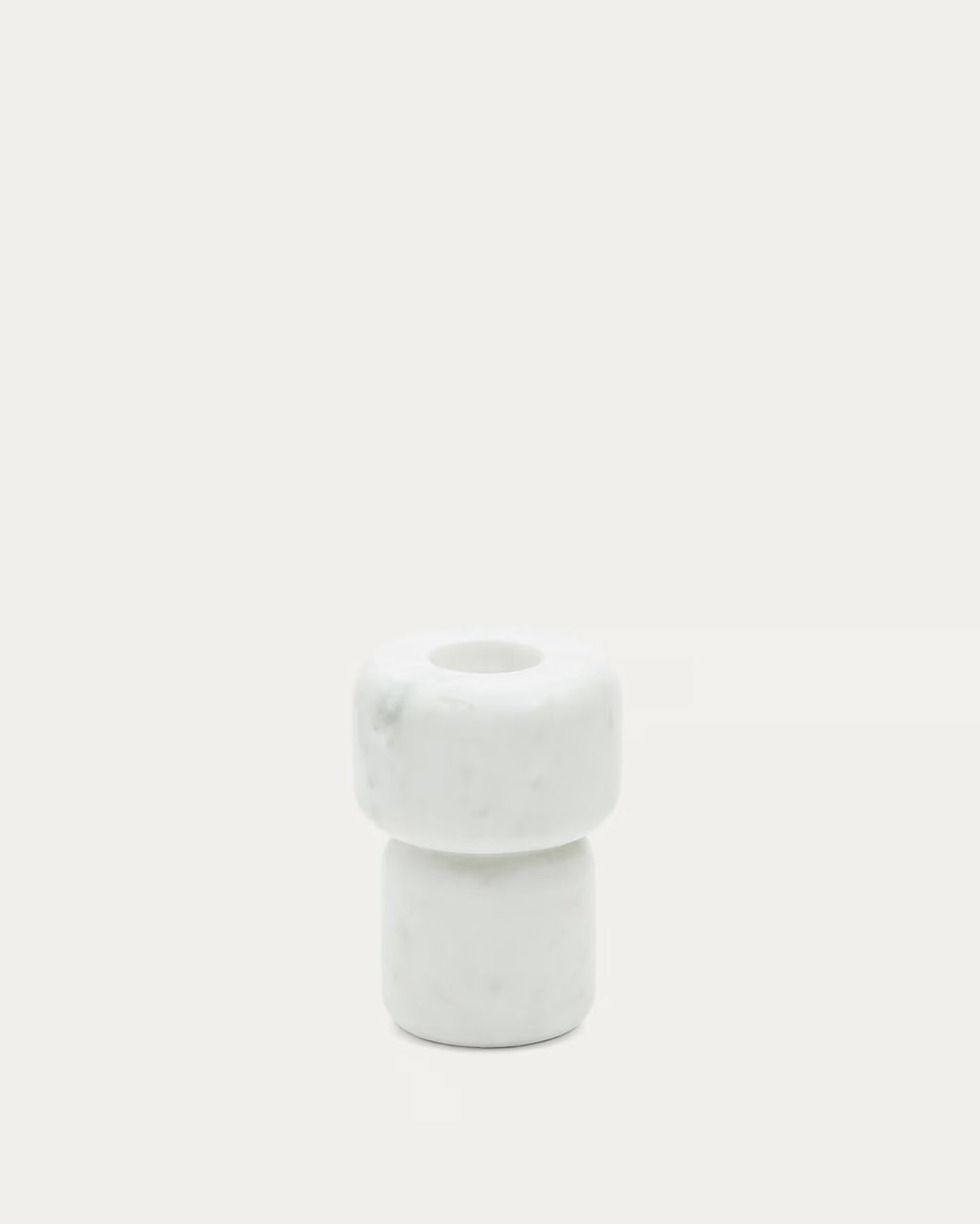 Candelabro piccolo Signe in marmo bianco 12 cm