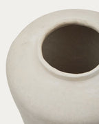 Vaso Serina in cartapesta bianca 34 cm