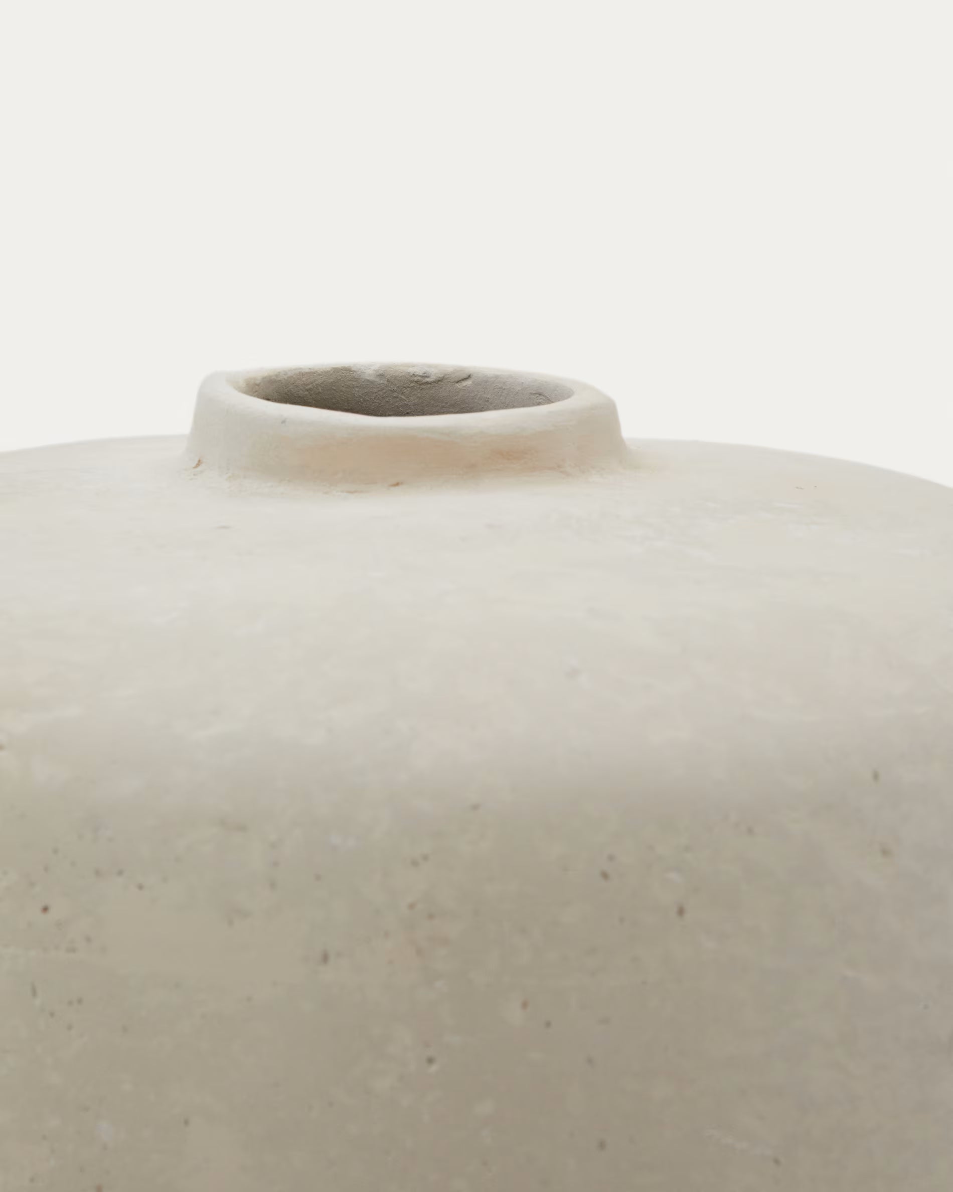 Vaso Serina in cartapesta bianca 36,5 cm