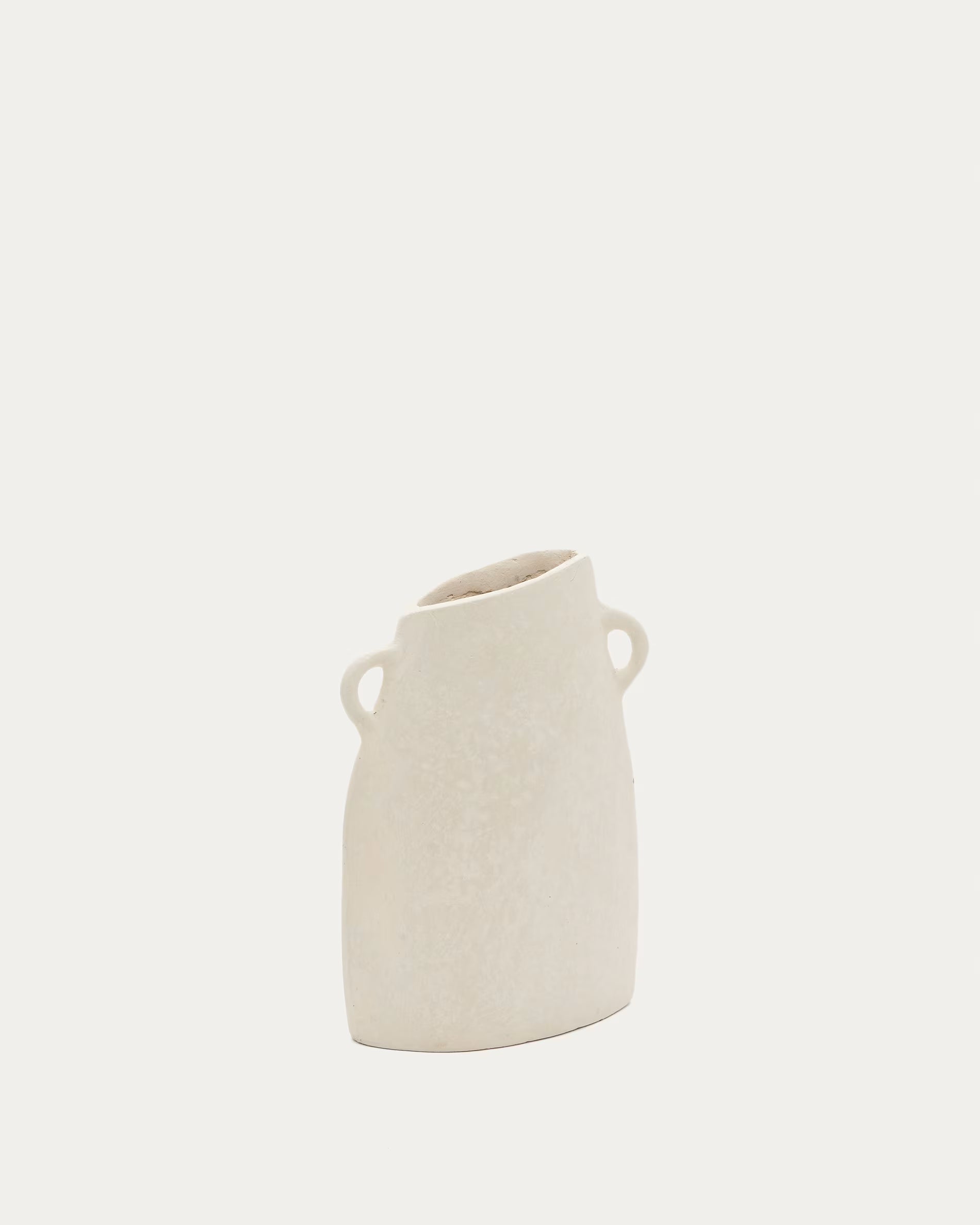 Vaso Neti di cartapesta bianca 27 cm