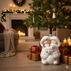 Base albero di natale "TWINS" con supporto in metallo h 42 cm