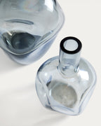 Vaso Olivet in vetro blu 32,5 cm