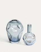 Vaso Olivet in vetro blu 32,5 cm