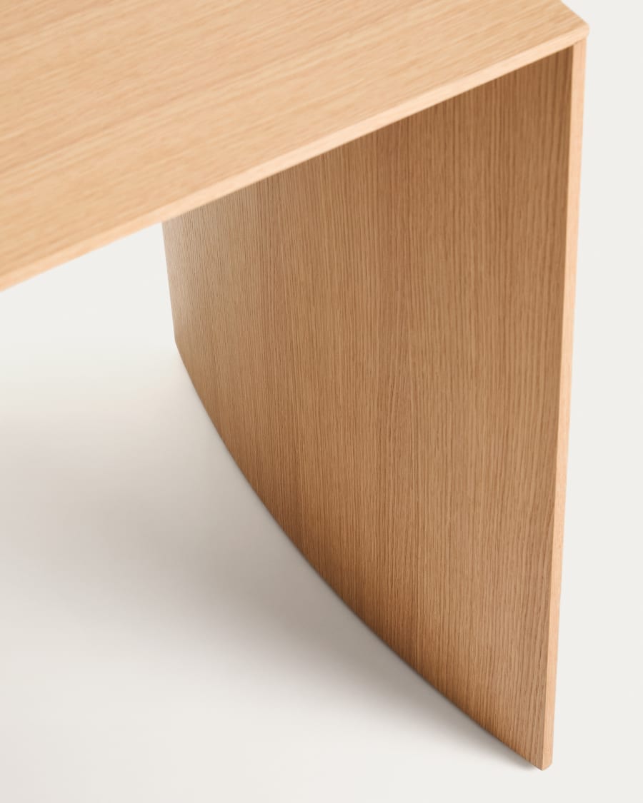 Scrivania Litto in impiallacciato di rovere 140 x 60 cm