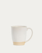 Tazza grande Azir 10x12 cm in ceramica beige