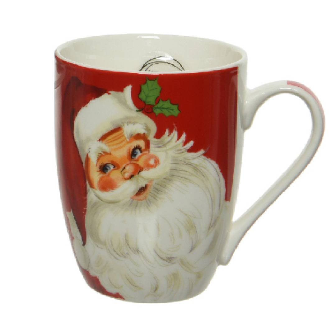 Tazza in ceramica babbo Natale da 10 cm