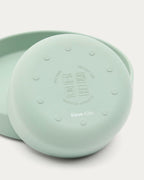 Set Lili piatto e ciotola in silicone turchese