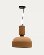 Lampada da soffitto Nibla in metallo effetto terracotta Ø 40 cm