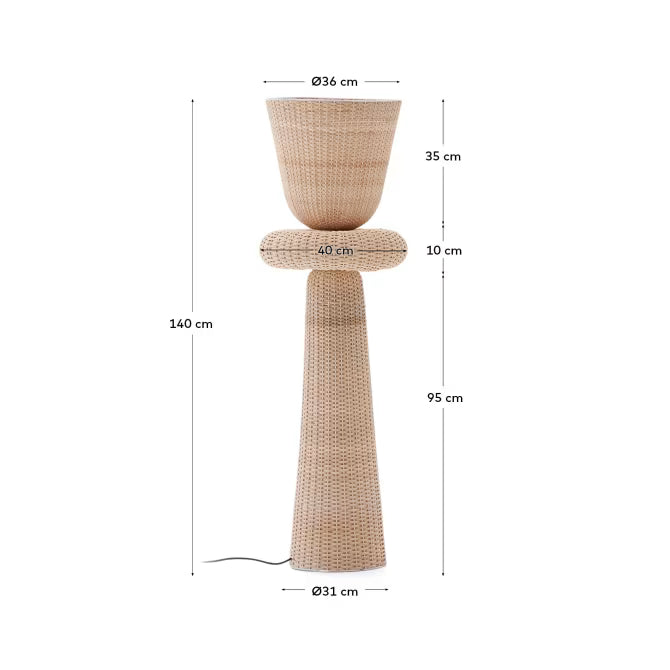 Lampada da terra Neuda