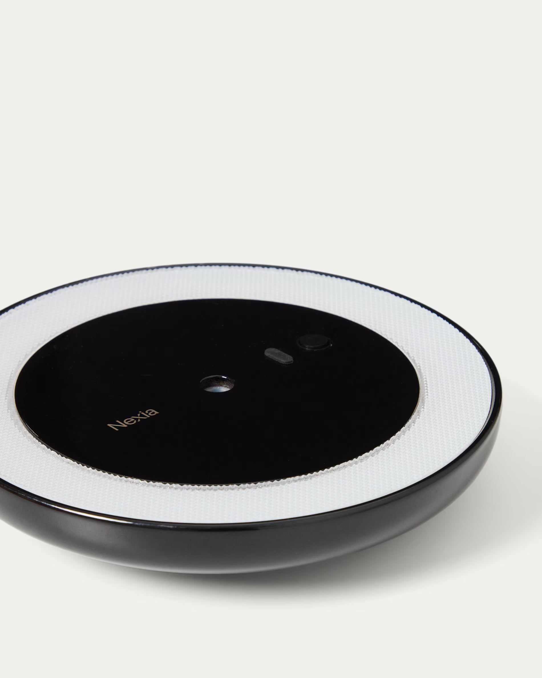 Lampada da tavolo portatile Porte in alluminio nero