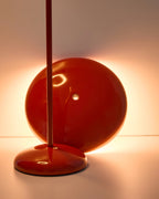 Lampada da tavolo portatile Porte in alluminio rosso