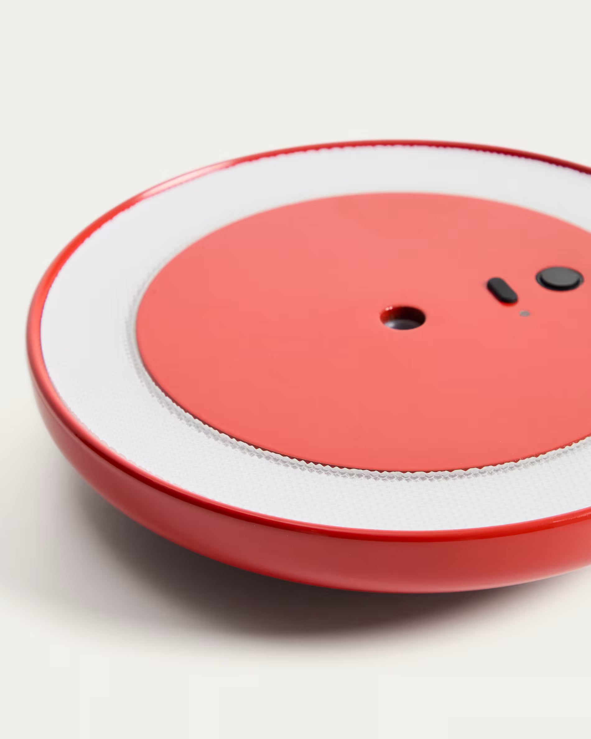 Lampada da tavolo portatile Porte in alluminio rosso