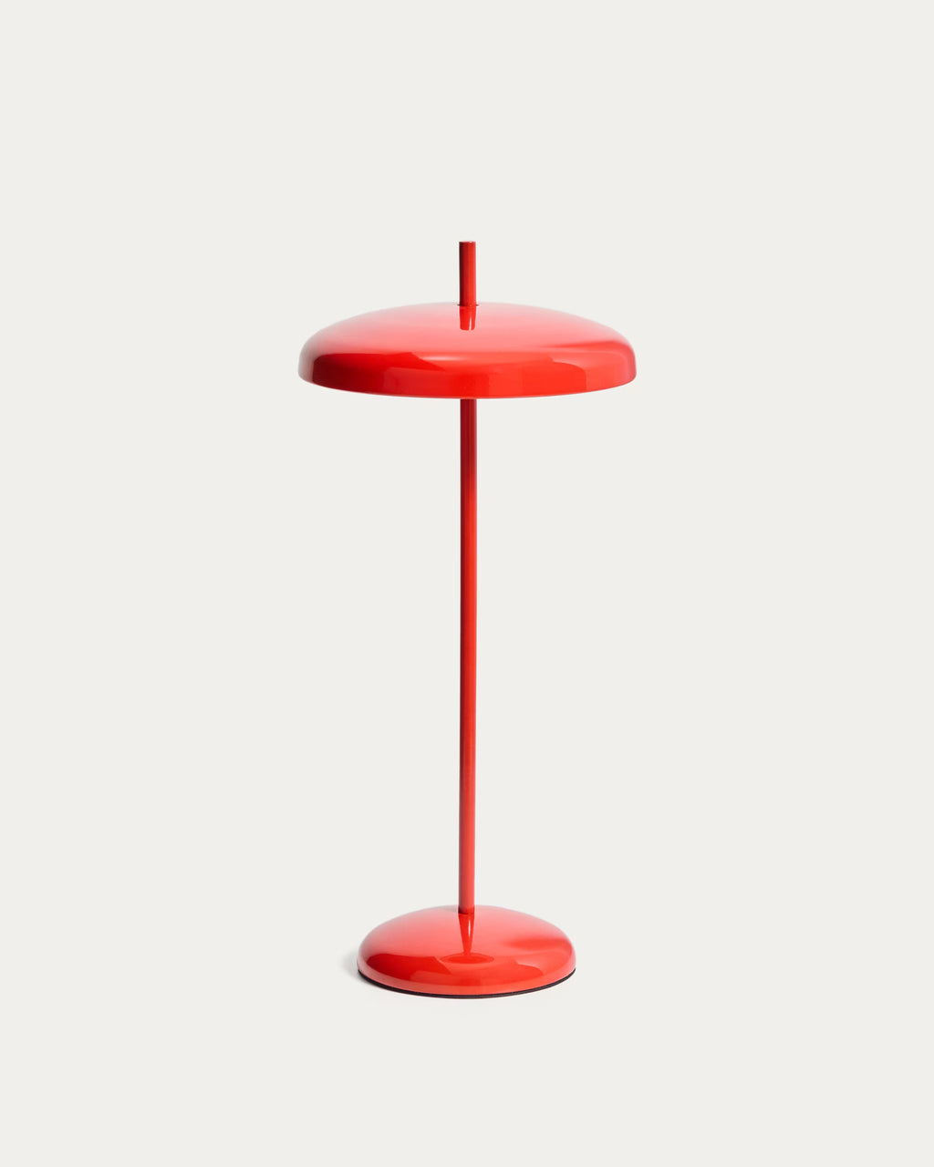 Lampada da tavolo portatile Porte in alluminio rosso