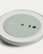 Lampada da tavolo portatile Porte in metallo verde chiaro