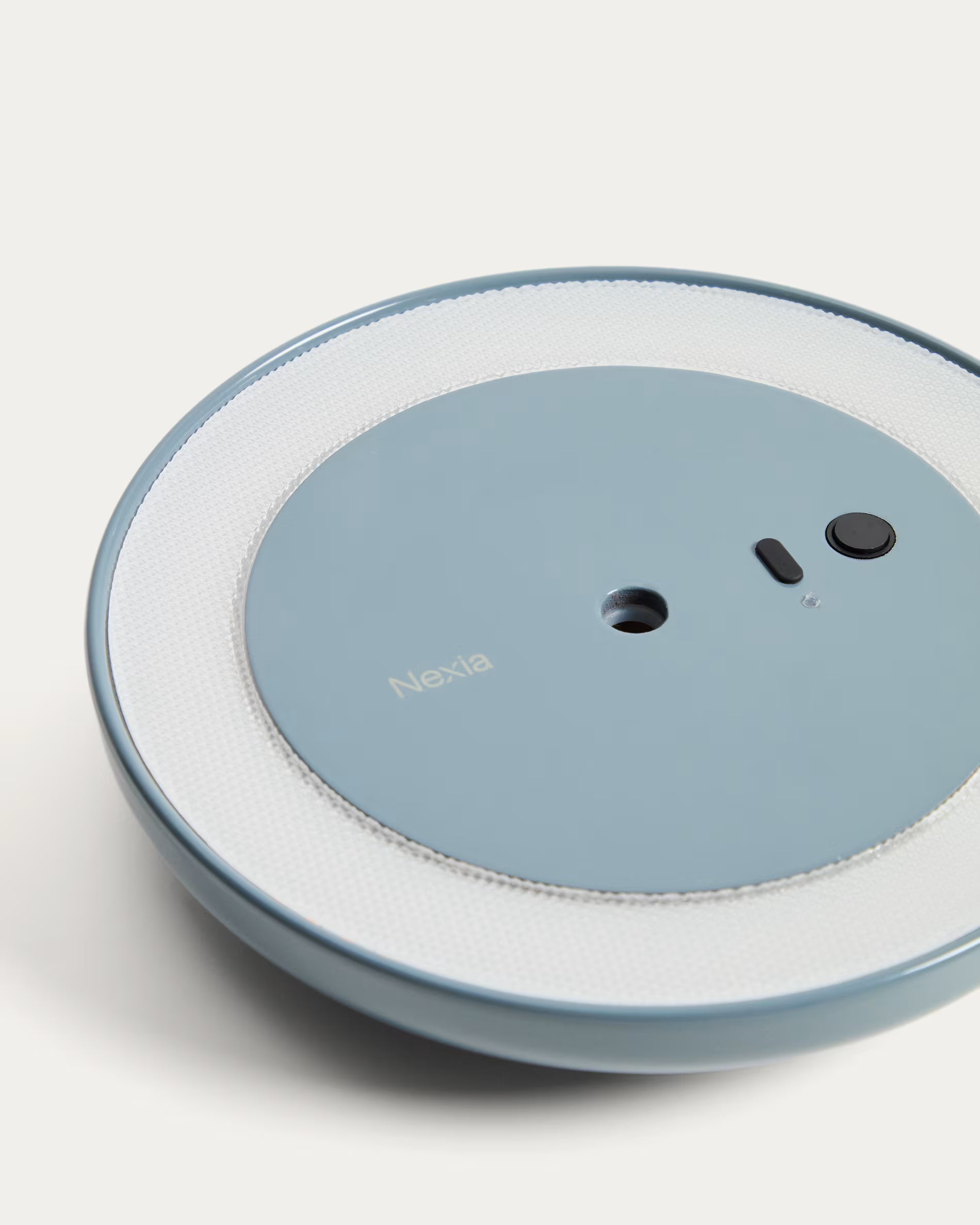 Lampada da tavolo portatile Porte in alluminio blu