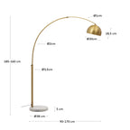 Lampada da terra Madali