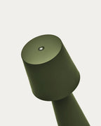 Lampada da tavolo piccola da esterni Arenys verde