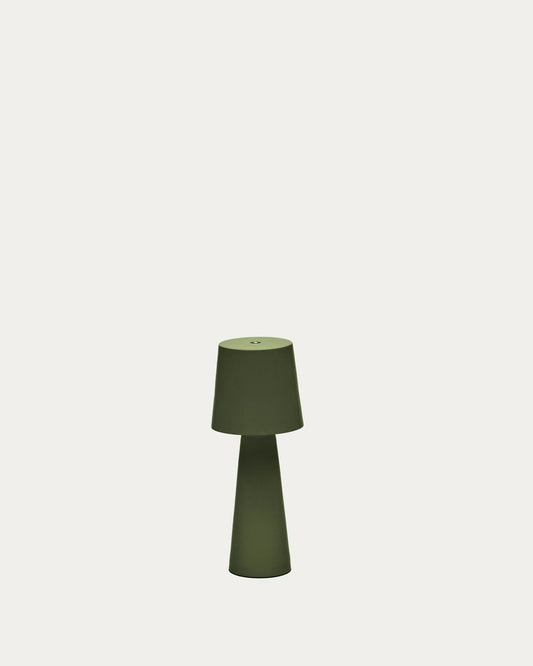 Lampada da tavolo piccola da esterni Arenys verde