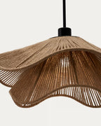 Paralume per lampada da soffitto Pontos in iuta con finitura naturale Ø 50 cm