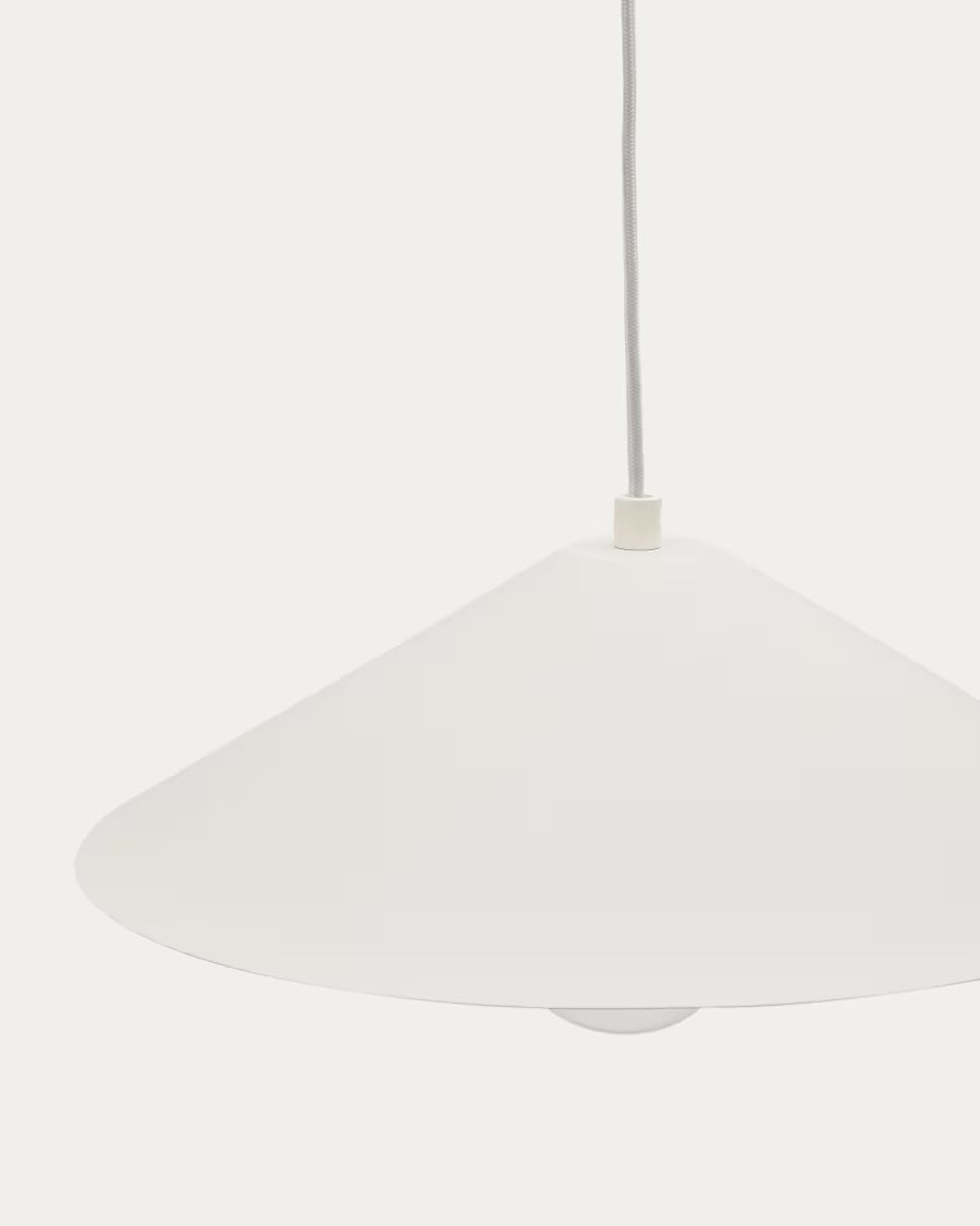 Applique Kally in metallo con finitura verniciata beige