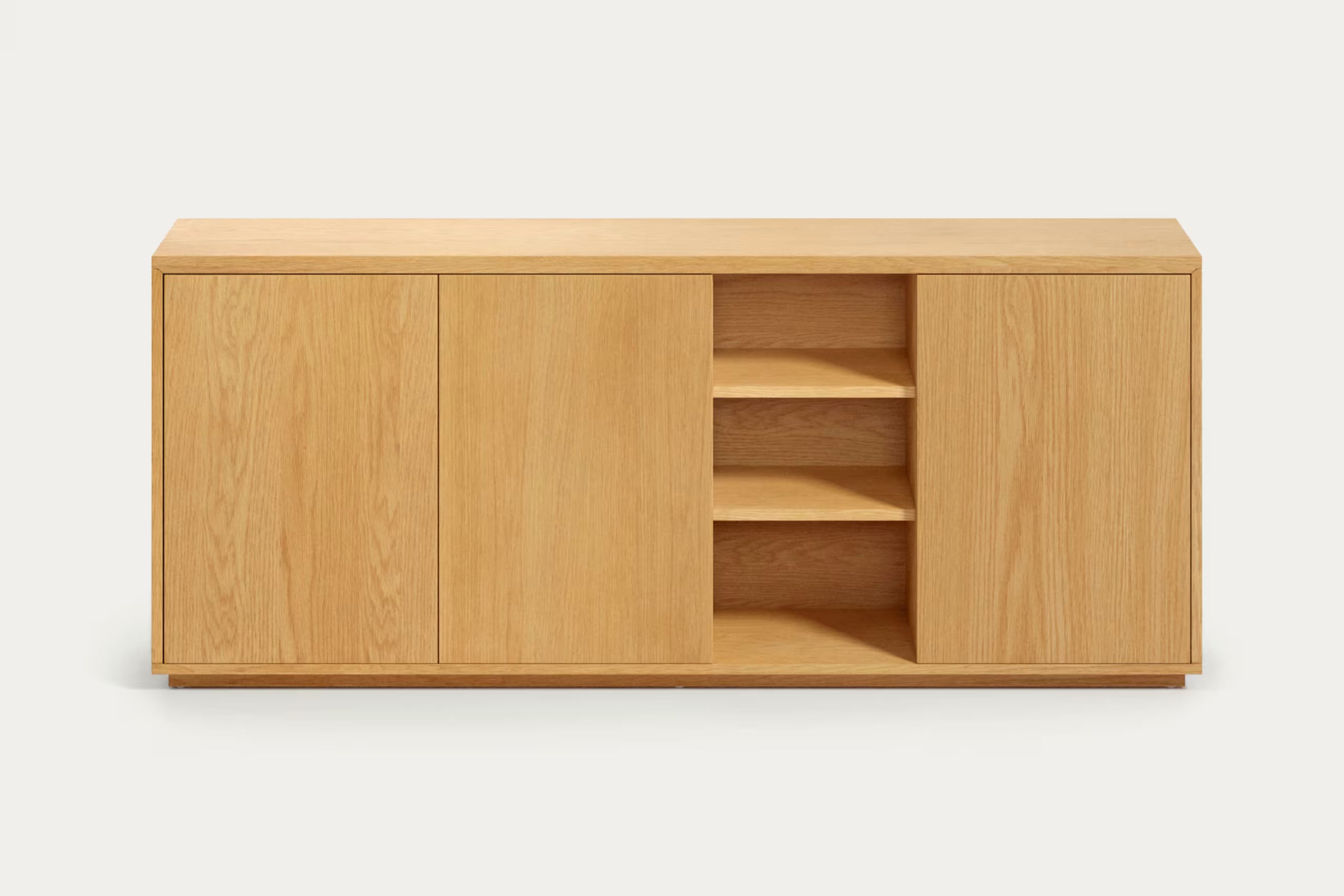 Credenza Abilen 3 ante impiallacciato rovere 180 x 75 cm FSC 100%