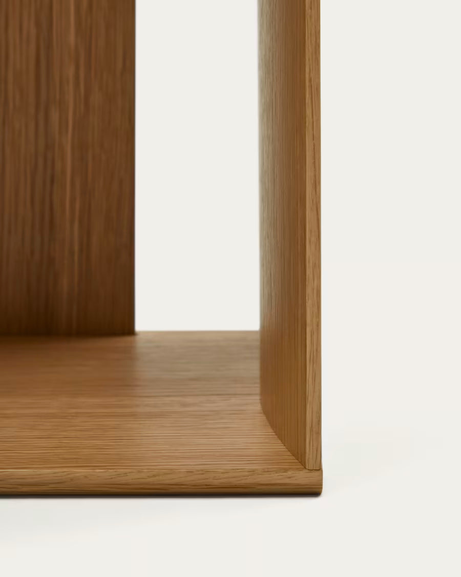 Set Litto di 9 ripiani modulari impiallacciati rovere 202 x 114 cm