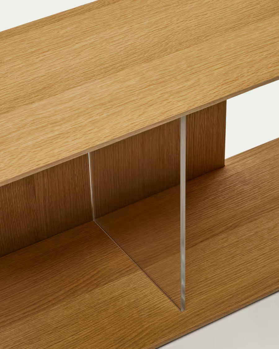Set Litto di 6 ripiani modulari impiallacciati rovere 101 x 152 cm