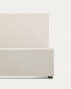 Letto con contenitore Nahiri  160 x 200 cm beige