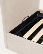 Letto con contenitore Nahiri 90x200