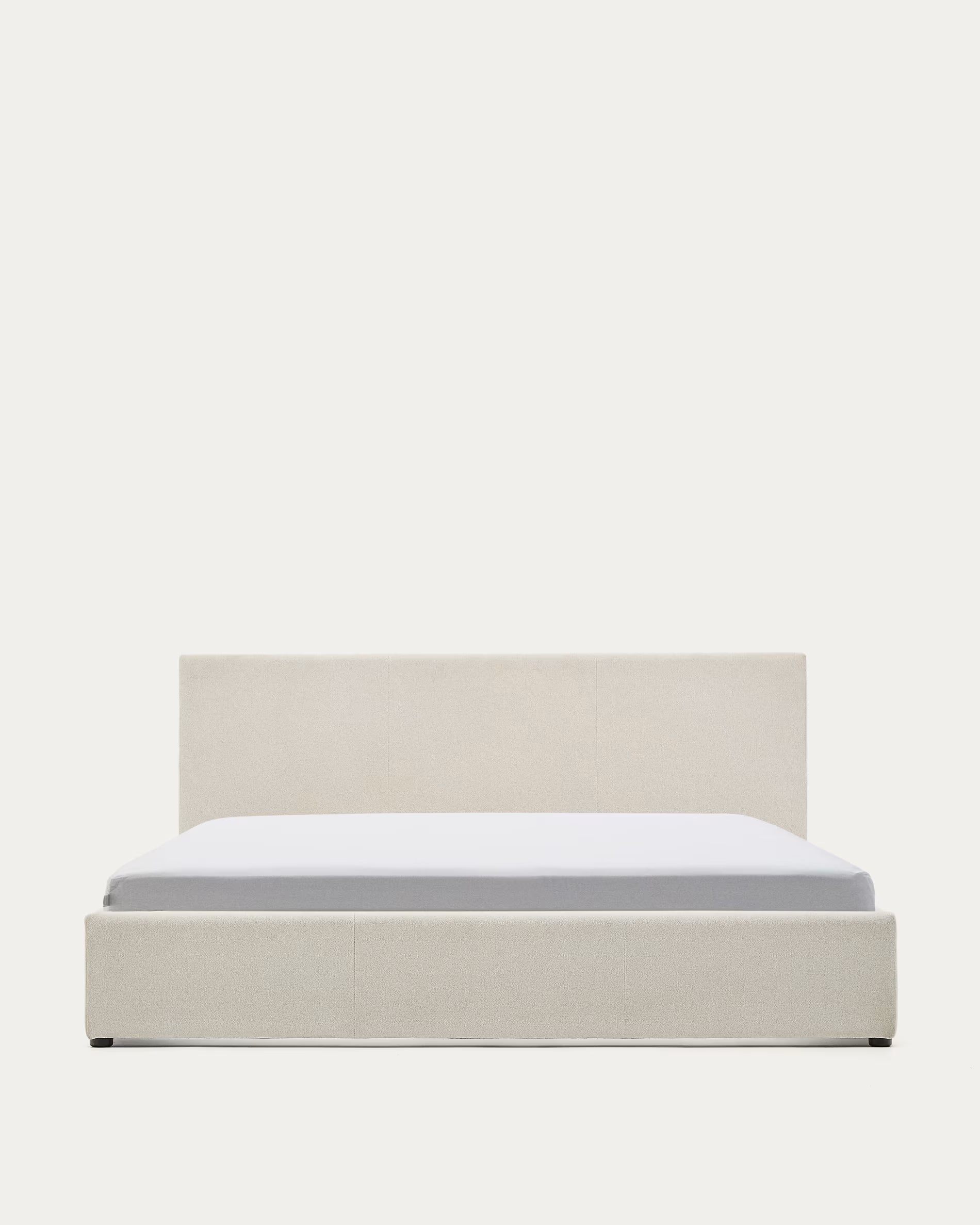 Letto con contenitore Nahiri 180 x 200 cm beige