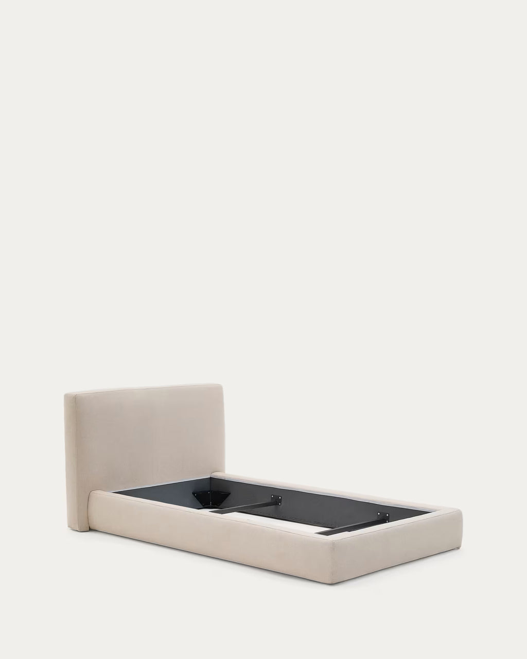 Letto sfoderabile Block beige per materasso 90 x 200 cm FSC Mix Credit