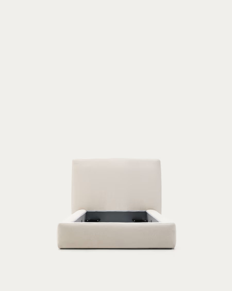 Fodera per letto Blok beige per materassi 90 x 200 cm