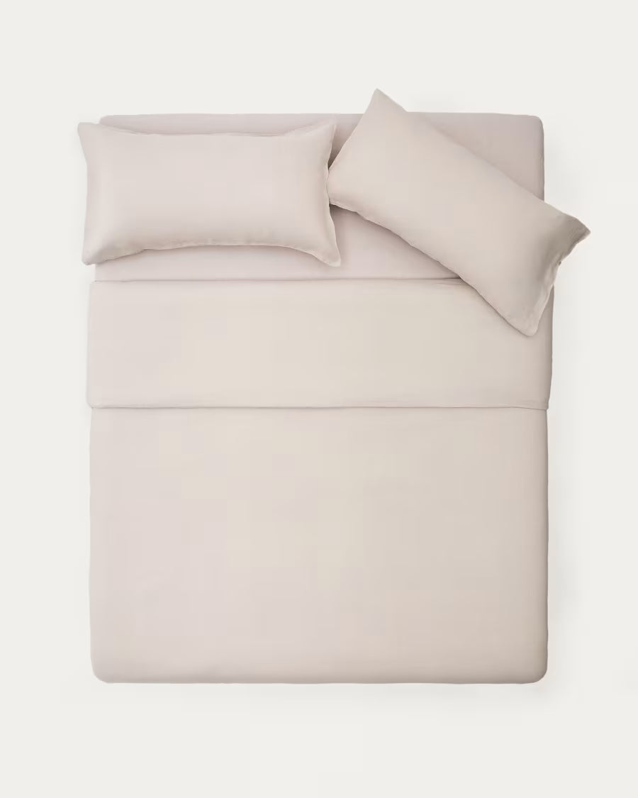 Set Simmel copripiumino e federe di cotone  colore grigio per letto 180 cm