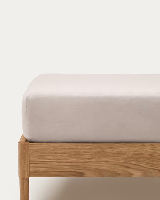 Lenzuolo Simmel per materasso regolabile in cotone  color grigio letto 180 cm
