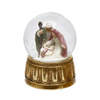 Sfera d'acqua con natività e carillon h 14,5 cm