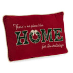 Cuscino "SWEET HOME" rosso da 50 x 33 cm