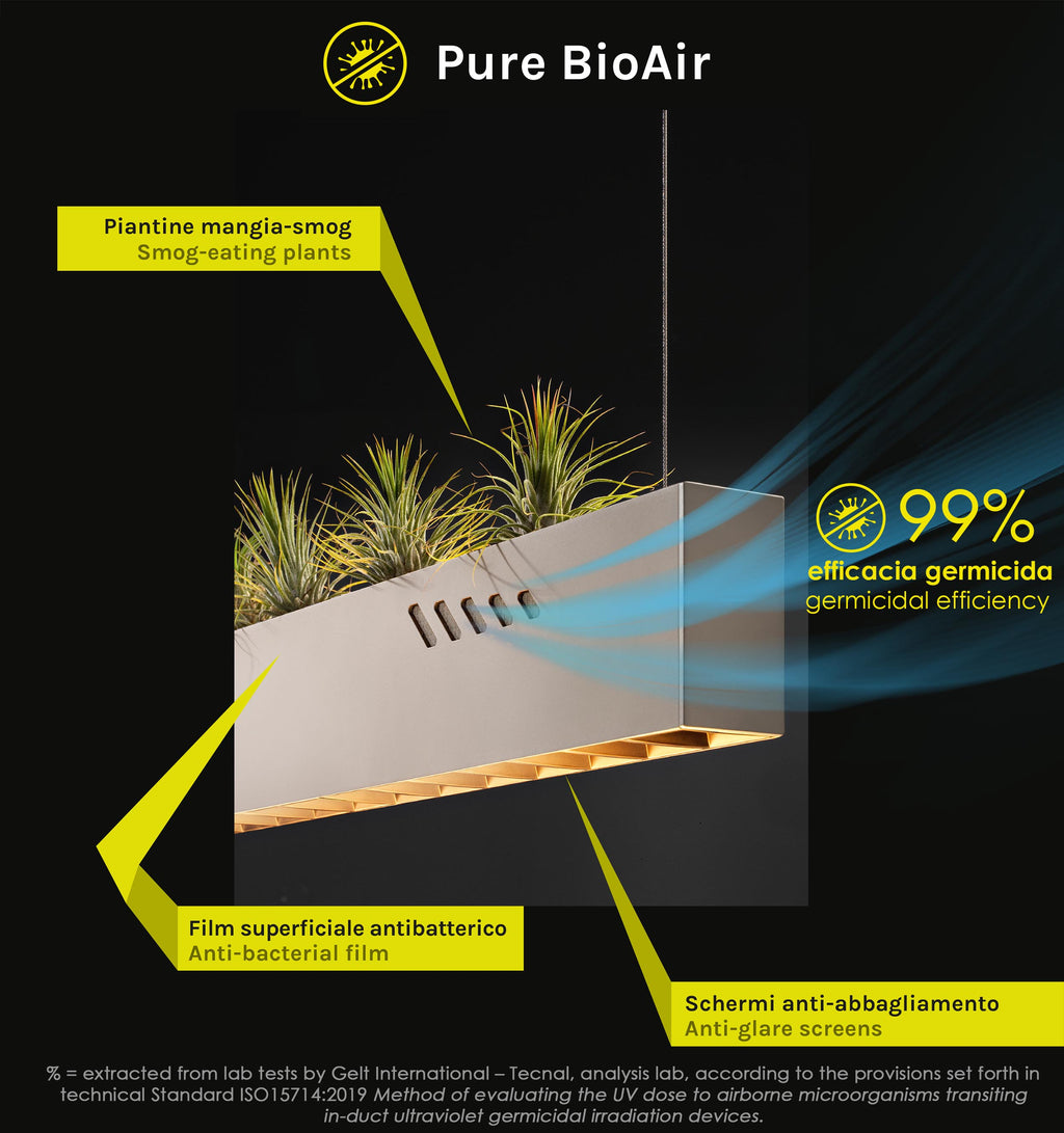 Lampada a sospensione PURE BIOAIR Art. 6330