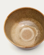 Ciotola Nagoli in ceramica marrone