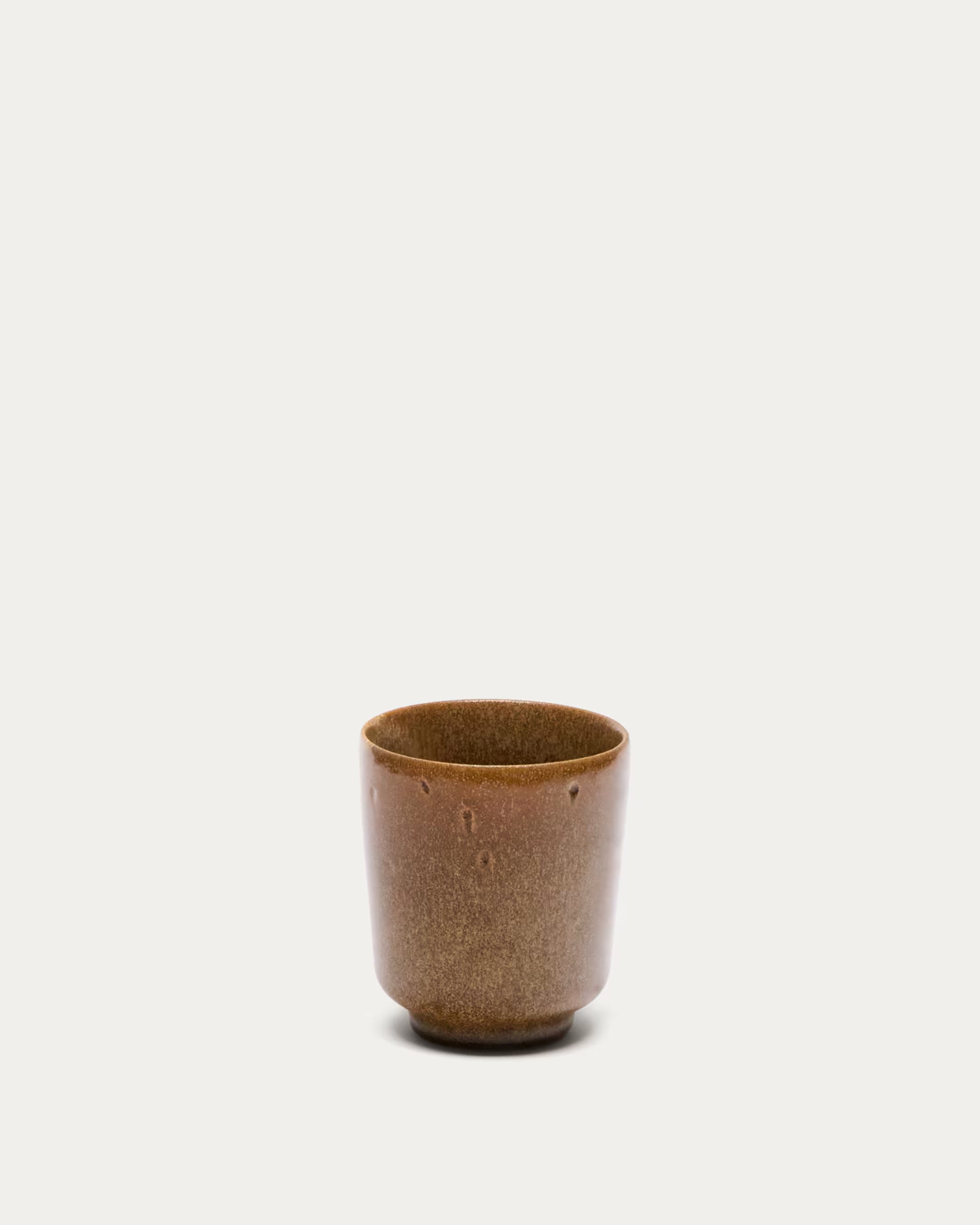 Tazza Nagoli in ceramica marrone