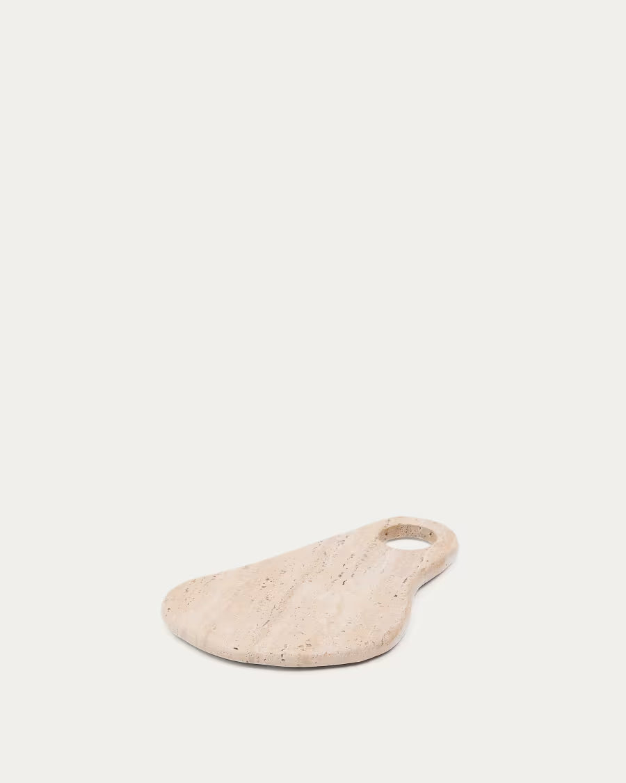 Tagliere da portata Zera in marmo beige