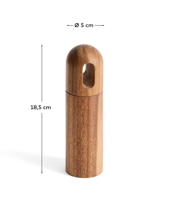 Macina pepe e sale Blera in legno di acacia 18,5 cm