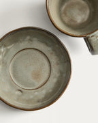 Tazza Alenia in ceramica marrone