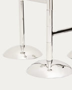 Candelabro triplo Nirela in acciaio inox 22 cm