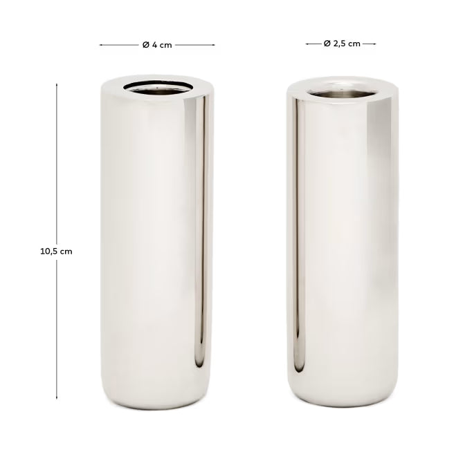 Set di 2 candelabri Nirela 11 cm