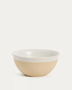 Ciotola Azir in ceramica beige