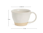 Tazza grande Azir in ceramica beige