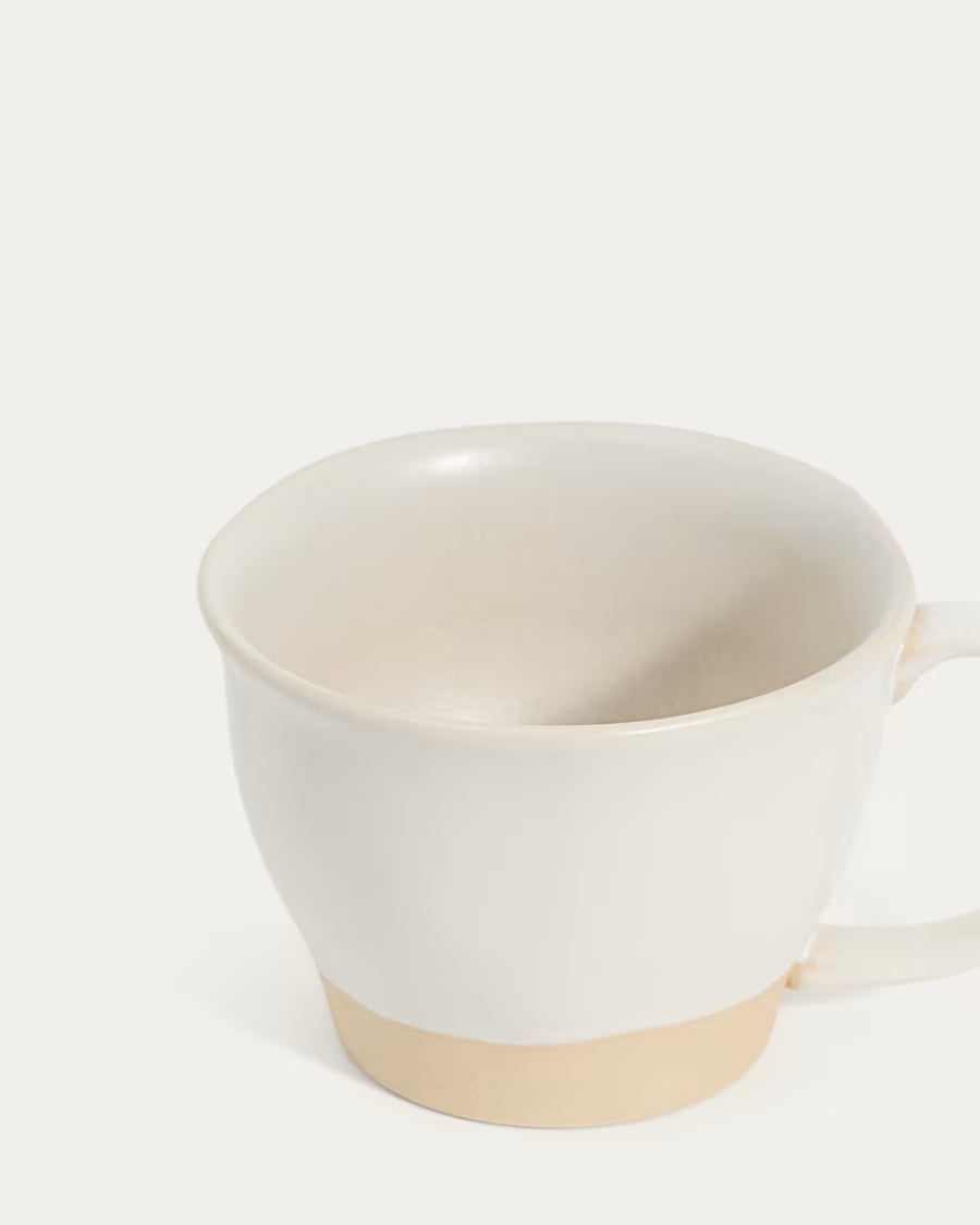 Tazza grande Azir in ceramica beige