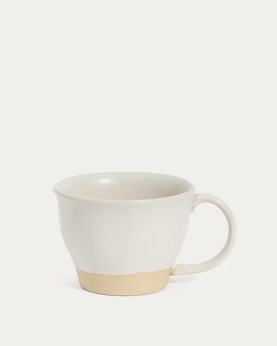 Tazza grande Azir in ceramica beige